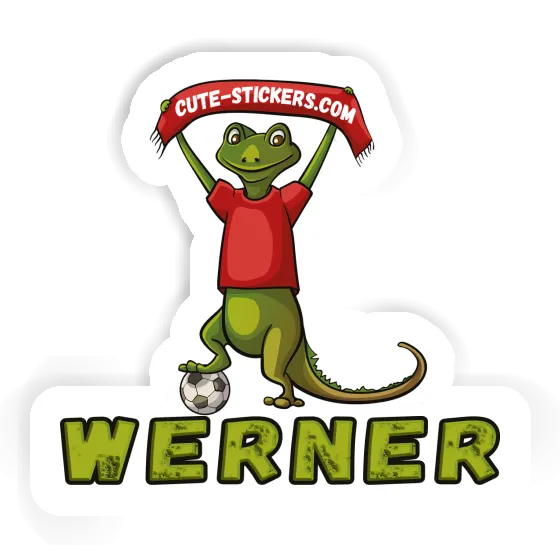Sticker Werner Lizard Notebook Image