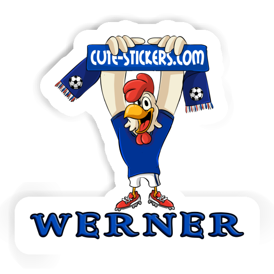 Werner Sticker Rooster Notebook Image
