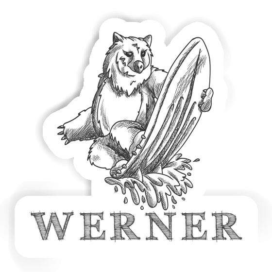 Sticker Surfer Werner Gift package Image