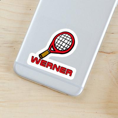 Sticker Racket Werner Image