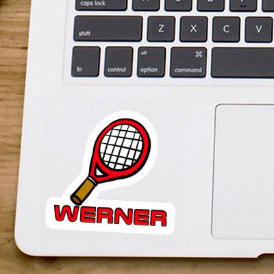 Autocollant Werner Raquette de tennis Notebook Image