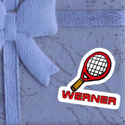 Autocollant Werner Raquette de tennis Image