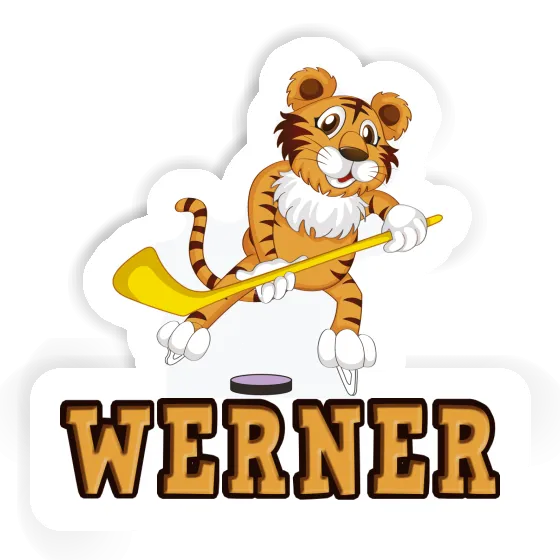 Sticker Tiger Werner Gift package Image