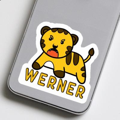 Tigre Autocollant Werner Image