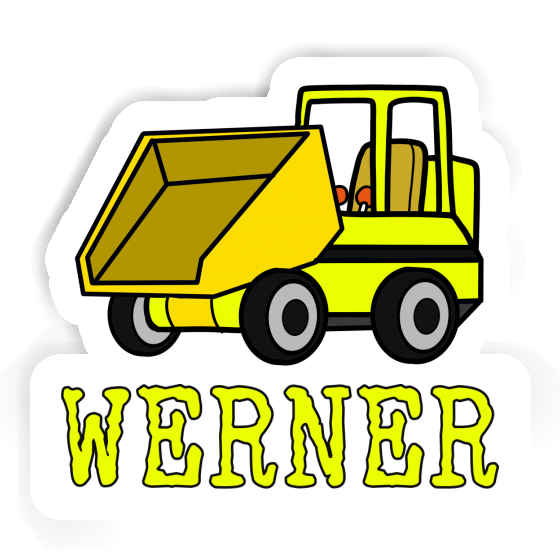 Aufkleber Werner Frontkipper Gift package Image