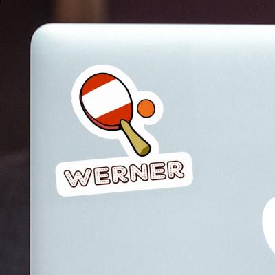 Tischtennisschläger Sticker Werner Gift package Image