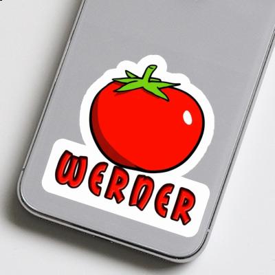 Werner Sticker Tomato Laptop Image