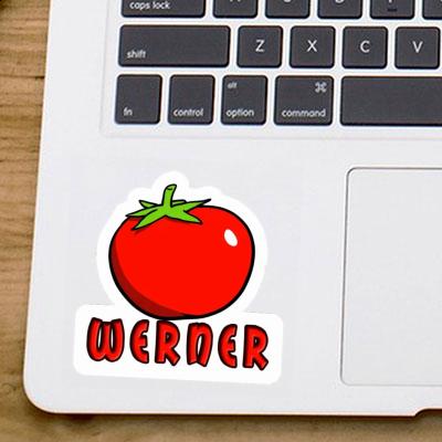 Werner Autocollant Tomate Laptop Image