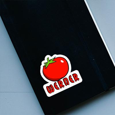 Werner Autocollant Tomate Laptop Image
