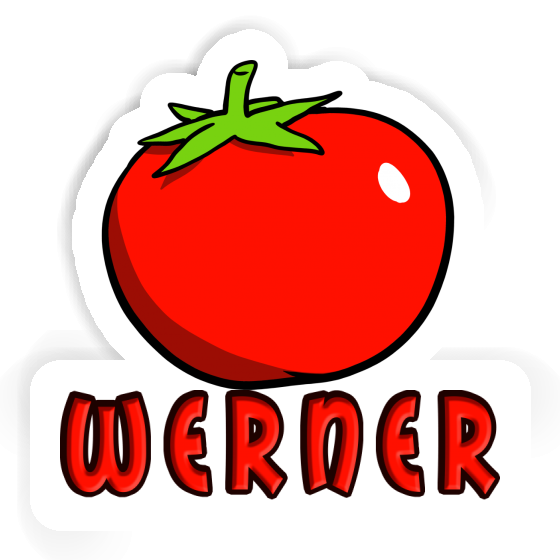 Werner Aufkleber Tomate Notebook Image