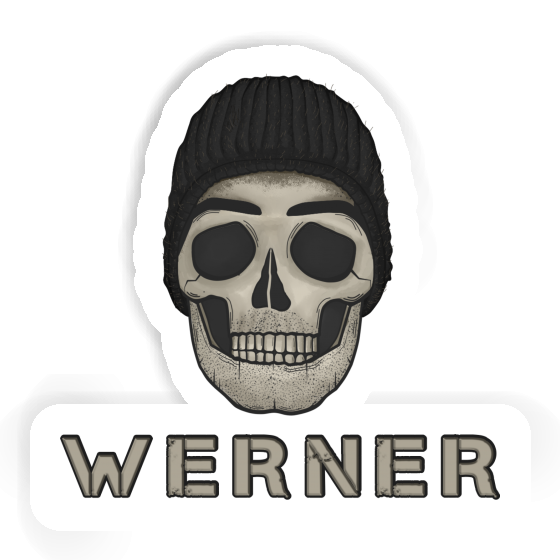 Werner Sticker Totenkopf Notebook Image