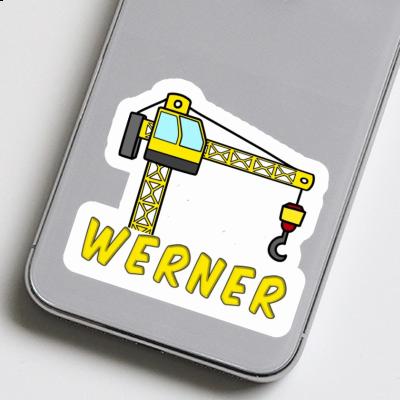 Aufkleber Kran Werner Notebook Image