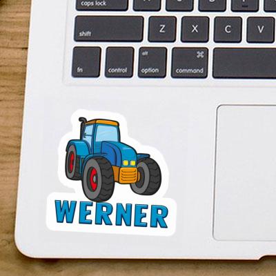 Werner Sticker Tractor Laptop Image