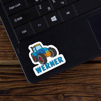 Sticker Werner Traktor Laptop Image