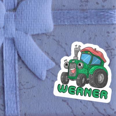 Aufkleber Traktor Werner Notebook Image