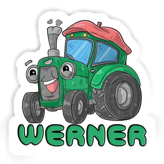 Tractor Sticker Werner Laptop Image