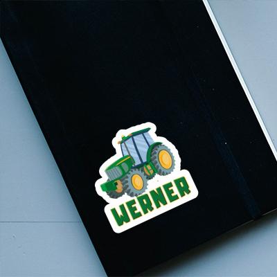Traktor Aufkleber Werner Notebook Image