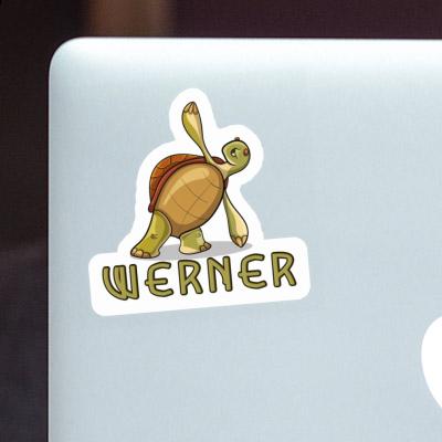 Werner Sticker Turtle Notebook Image