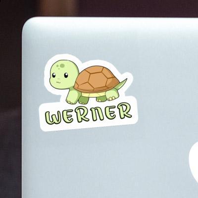 Sticker Werner Turtle Notebook Image