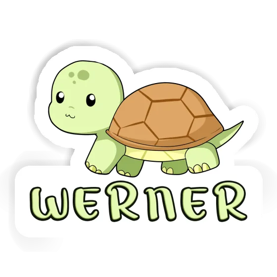 Autocollant Werner Tortue Image