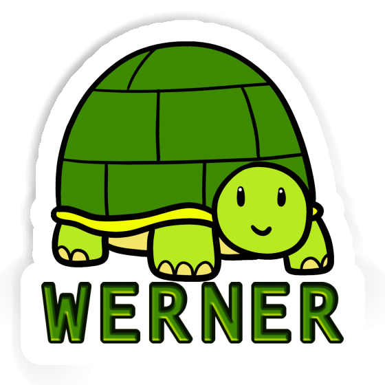 Schildkröte Aufkleber Werner Notebook Image
