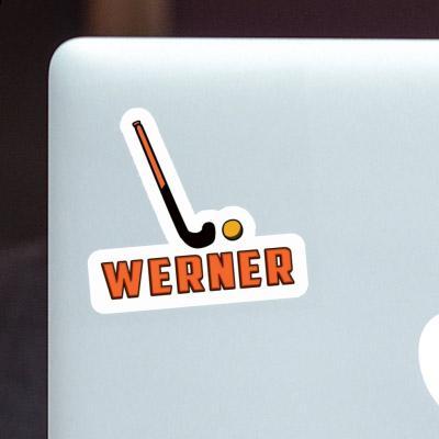 Sticker Werner Floorball Stick Image