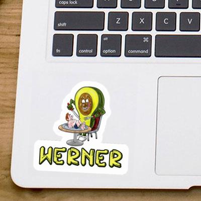 Avocado Sticker Werner Laptop Image