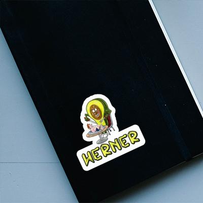 Werner Sticker Avocado Laptop Image