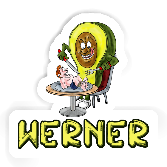 Avocado Sticker Werner Gift package Image