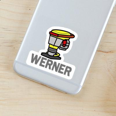 Vibratory Rammer Sticker Werner Image