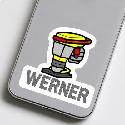Vibratory Rammer Sticker Werner Notebook Image