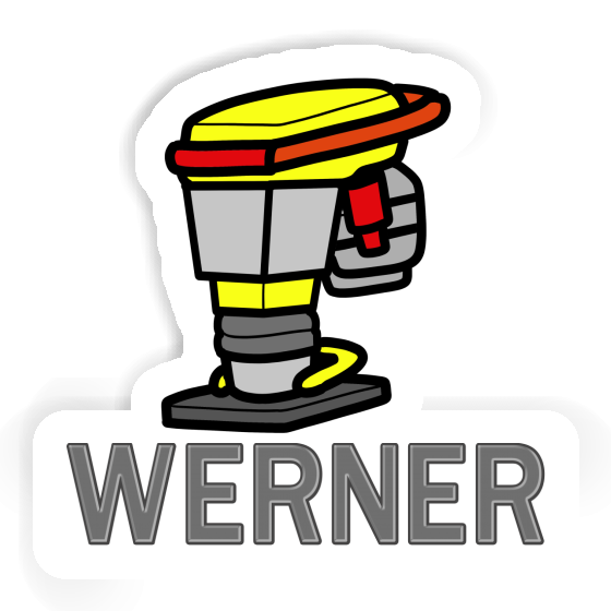 Vibratory Rammer Sticker Werner Image