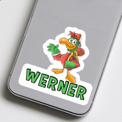 Sticker Wanderer Werner Laptop Image