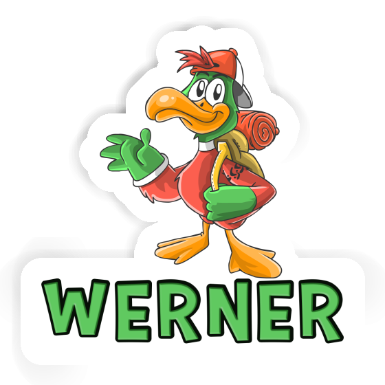 Sticker Wanderer Werner Notebook Image