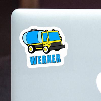 Camion d'eau Autocollant Werner Laptop Image