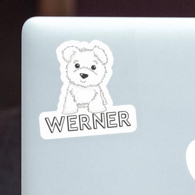 Aufkleber Terrier Werner Laptop Image