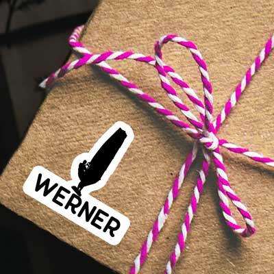 véliplanchiste Autocollant Werner Gift package Image