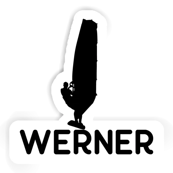 véliplanchiste Autocollant Werner Image