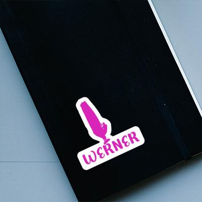 Werner Sticker Windsurfer Laptop Image