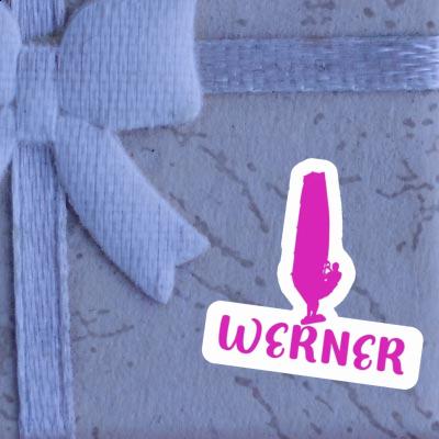 Werner Autocollant Windsurfer Notebook Image
