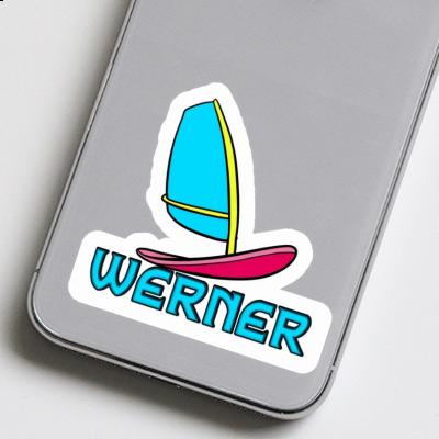 Sticker Windsurf Board Werner Laptop Image