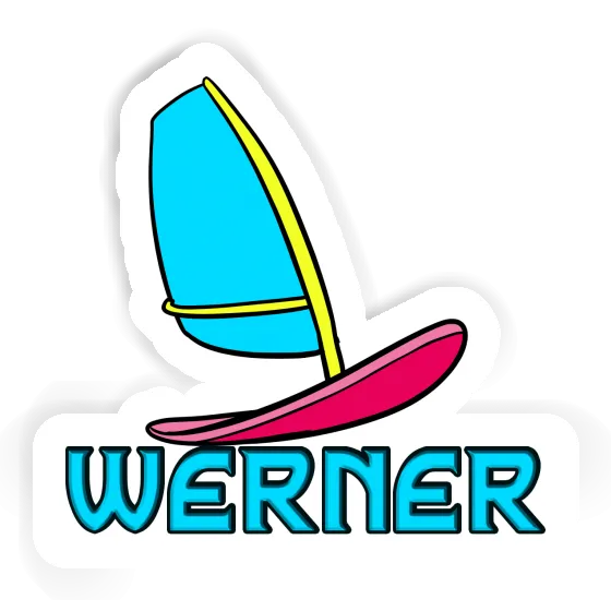 Sticker Windsurf Board Werner Image