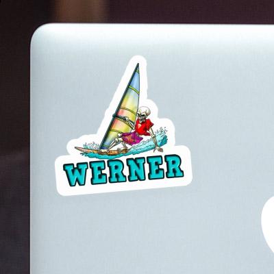 Windsurfer Aufkleber Werner Laptop Image