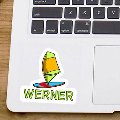 Werner Sticker Windsurf Board Laptop Image