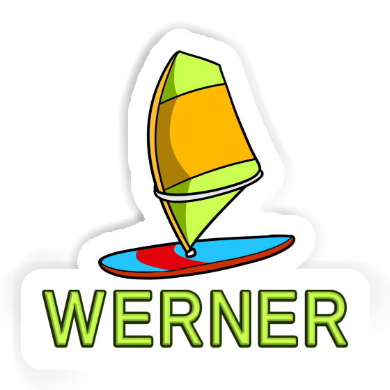 Werner Sticker Windsurf Board Laptop Image