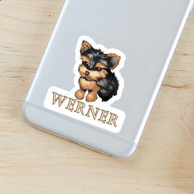 Sticker Yorkshire Terrier Werner Notebook Image
