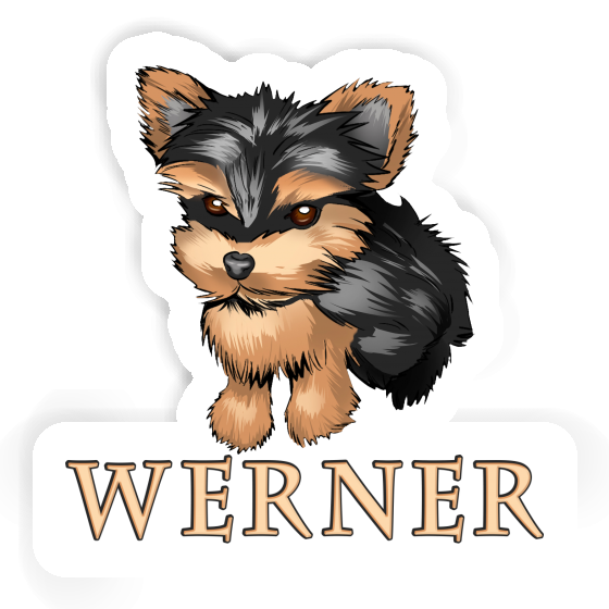 Yorkshire Terrier Sticker Werner Notebook Image