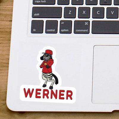 Sticker Werner Zebra Image