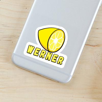 Werner Sticker Citron Notebook Image