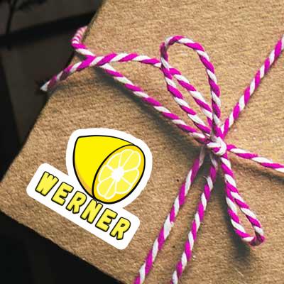 Werner Sticker Citron Notebook Image